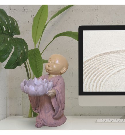 Statue Bougeoir Bouddha Débout