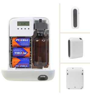  vue rapprochée du réservoir du diffuseur dp100 pour huiles essentielles