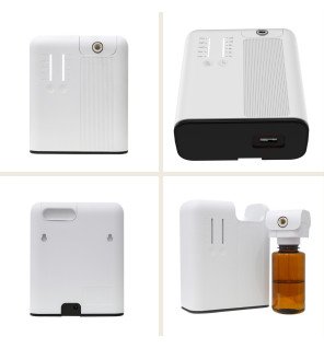 diffuseur haute performance dp300 zen'arôme posé sur un bureau moderne pour espaces commerciaux et professionnels