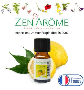  huile essentielle citron 10 ml utilisée pour la diffusion à froid dans un salon lumineux