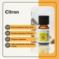 Citron - Huile essentielle - 10 ml