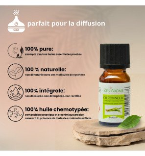  huile essentielle citronnelle 10 ml ambiance détente avec lumière tamisée