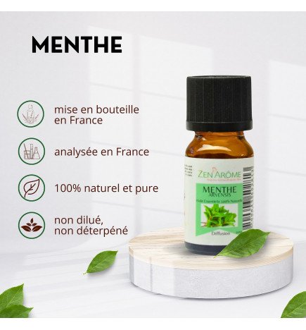 Menthe Arvensis - Huile essentielle - 10 ml