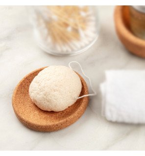 Éponge Konjac nature pour visage