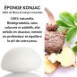Éponge Konjac nature pour visage Éponge Konjac nature pour visage