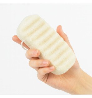 Éponge Konjac à l'argile verte pour corps