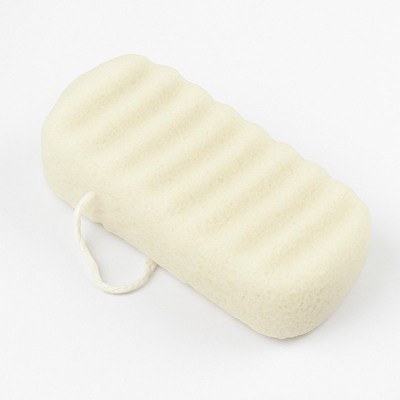 Éponge Konjac à l'argile verte pour corps Éponge Konjac à l'argile verte pour corps