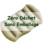 Éponge Konjac à l'argile verte pour corps zéro déchet