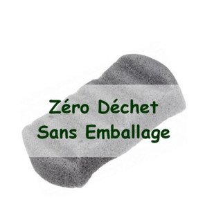  éponge écologique présentée dans son emballage recyclable