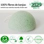 Éponge Konjac pour visage à l'aloe vera zéro déchet
