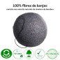 Éponge Konjac au charbon de bambou pour visage Éponge Konjac au charbon de bambou pour visage