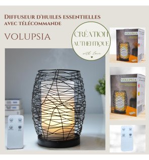  diffuseur volupsia avec lumière tamisée pour une ambiance cocooning en soirée
