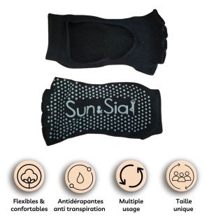  brique de yoga en liège naturel mise en avant pour soutenir les postures délicates