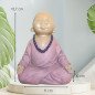 Statue Bébé Bouddha Rose en Rumination Statue Bébé Bouddha Rose en Rumination